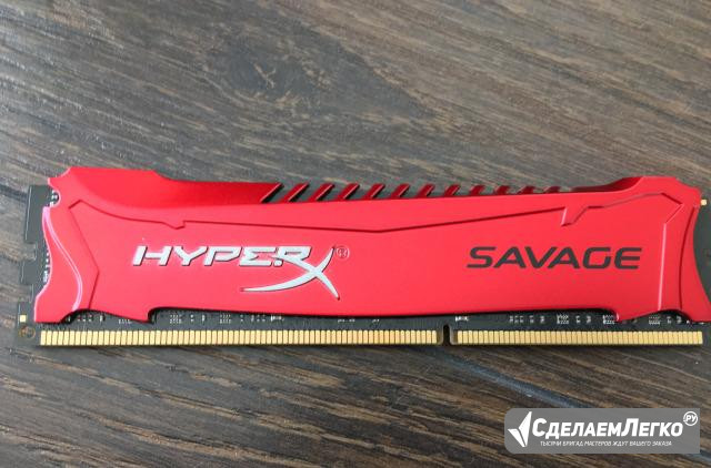 Kingston hyperx HX318C9SRK2/16 DDR3 - 8Гб 1866 Черноголовка - изображение 1