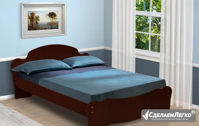 Кровать 120х200 с матрасом (выбор цвета) со склада Мытищи - изображение 1
