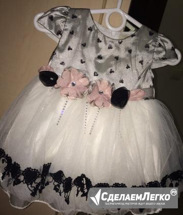 Платье для принцессы), р.80 на годик + туфельки Севастополь - изображение 1