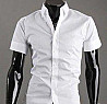 Рубашка белая с коротким рукавом новая Электроугли