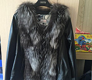 Продам новую кожаную куртку с натуральным мехом Екатеринбург
