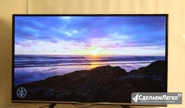 Топовый 117 см 4к Smart Tv + Wi-fi + 3D c настенн Новосибирск - изображение 1