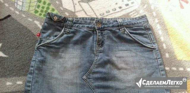 Новая джинсовая юбка 36 размер Омск - изображение 1