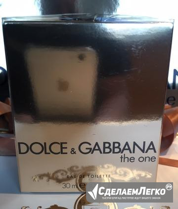 Dolce Gabana The One 30ml Original Санкт-Петербург - изображение 1