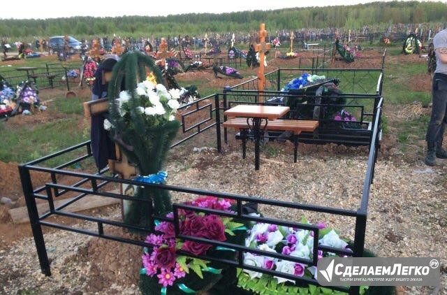 Благоустройство могил изготовления оградок в корот Йошкар-Ола - изображение 1