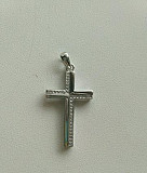 Новый серебрянный крест с фианитами Ростов-на-Дону