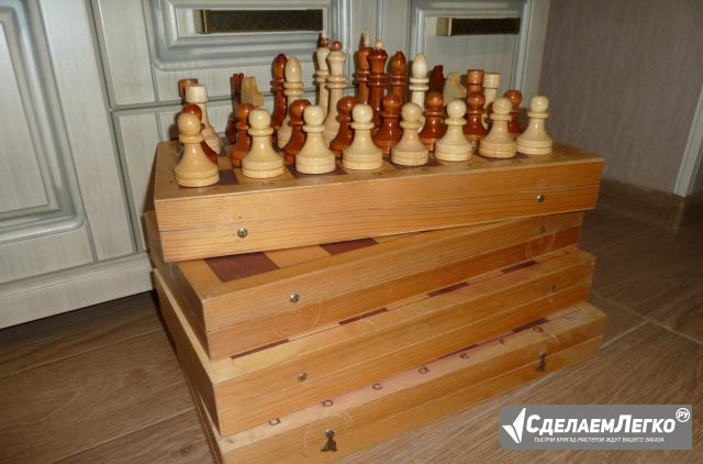 Шахматы деревянные 4 комплекта Ессентуки - изображение 1