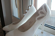 Свадебные белые туфли Пушкино