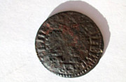 Монета Деньга 1705 год Усолье-Сибирское