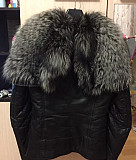Кожаная куртка с чернобуркой Екатеринбург